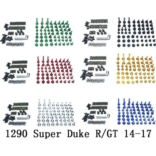 Motorcycle Complete Fairing Bolts Kit Bodywork Screws For Fit KTM 1290 Super Duke R/GT 2014-2017
