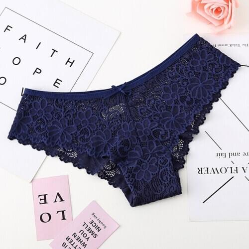 2019 New Sexy Lace Panties Women Stylish Invisible Underwear Ultra-thin Breathable Cozy Lingerie Female Cotton Low Waist Briefs