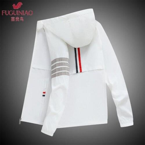 2021 New Brand of High Quality Summer Men Ultra-thin Breathable Sunscreen Clothes Hoodie Jacket Fishing Sports Skin Clothes 4XL