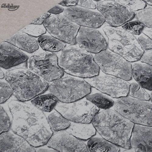 Beibehang For Papelde parede listrado KTV Wallpaper roll PVC wallpaper Wooden stone wall pattern Simple modern paper wallpaper