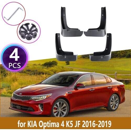4PCS Front Rear Mudguards For KIA Optima 4 K5 JF 2016 2017 2018 2019 Cladding Splash Mud Flaps Guards Mudflap Car Accessories