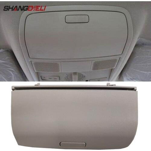 Beige Grey Sunglasses Holder Glasses Case Box For VW Tiguan Golf 6 MK6 Jetta 5 Passat B6 for Skoda Superb Yeti
