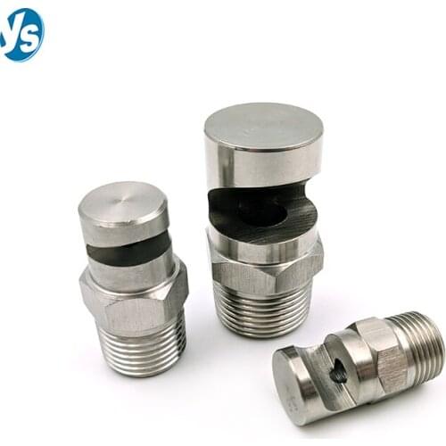 Wide Angle Fan-Shaped Nozzle Water Curtain Making Nozzle Stainless Steel Dust Removal Nozzle