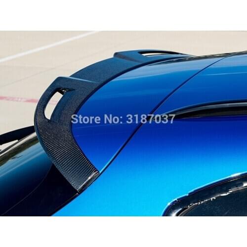 For Alfa Romeo Stelvio 2017 - 2018 Carbon Fiber rear boot Wing Spoiler Rear Roof Spoiler Wing Trunk Lip Boot Cover Car Styling