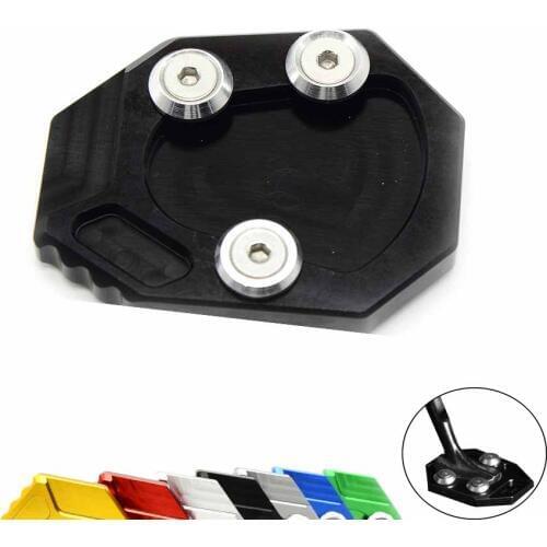 YZF R1 99-14 Motorcycle Kickstand Sidestand Side Stand Enlarger Plate Pad FOR YAMAHA YZF R1 1999-2014 YZF 2002 2003 R1 2002 2003