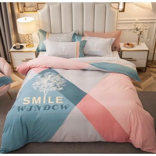1.5/1.8/2.0m Quality Quilt Cover 4pc Cotton Bed Sheet Winter Warm Autumn Bed Plush Bedclothes Bedding With Pillow Case Set Y134