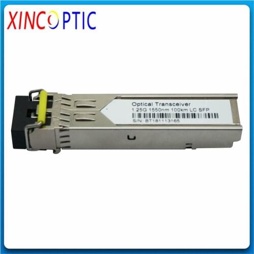 1.25G 1550nm 100km LC SFP,1000Base 1.25G 1550nm SM 100km Duplex LC DOM SFP Transceiver,Gigabit Single Mode 100KM LC SFP