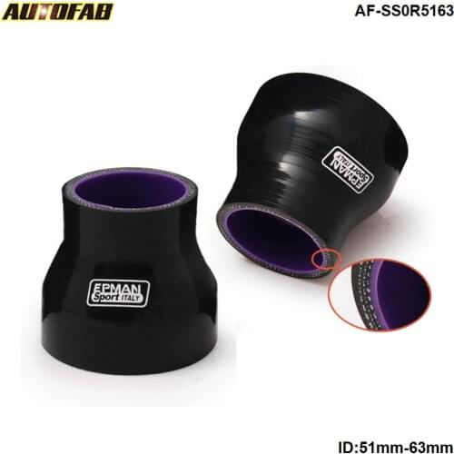 2"-2.48" SILICONE HOSE STRAIGHT REDUCER JOINER COUPLING Back 51mm-63mm For Honda Civic D16 SOHC EG 92-00 AF-SS0R5163