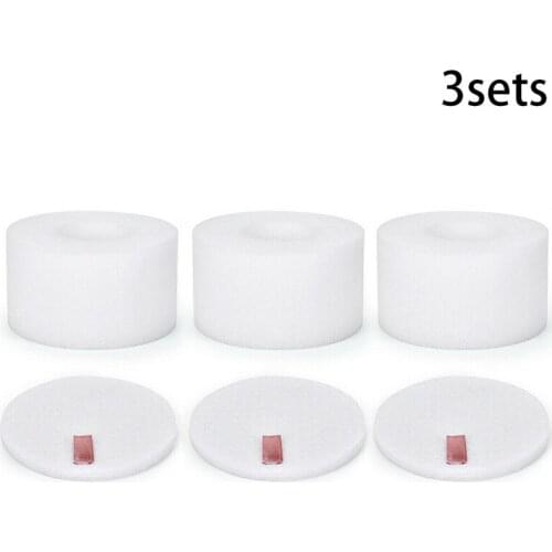 3 Set Sponges Filter White Replacement Accessories For Shark NV601UK NV601UKT NV600UK Upright Vacuum Cleaner Parts