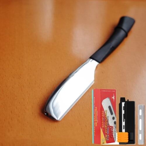 Handle Feather Folding Razor Shaver Holder Manual Beard Haircut Razor for Men Hair Remover Shaving Razor G0403