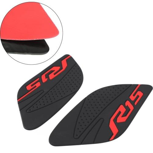 Areyourshop 1Pair Tank Protector Side Tankpad Fit For Yamaha R15 V3 2017 2018 2019 2020 Rubber Black Motorcycle Parts