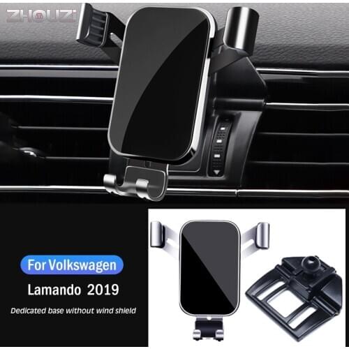 Car Mobile Phone Holder Special Air Vent Stand GPS Gravity Navigation Bracket For Volkswagen VW Lamando 2019 Car Accessories