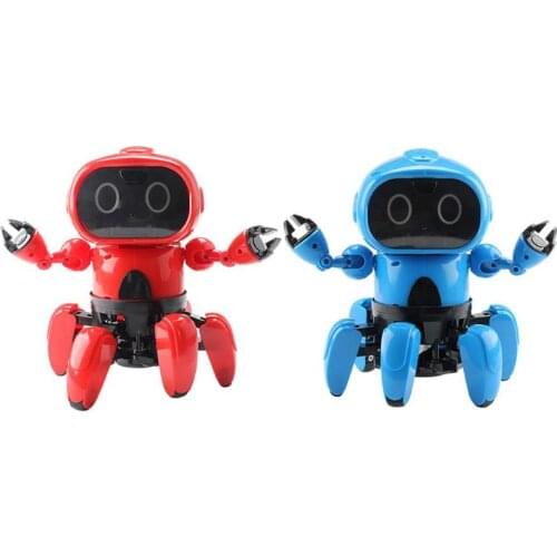 Children Remote Control Model Toys Kids Intelligent Programming Six-legged RC Robot Toy Girls Boys Birthday Gift Funny Play Toys