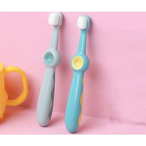 Baby Toothbrush Cartoon Training Toothbrushes Super Soft Kids Dental Care Tooth Brush Candy Color Children Items