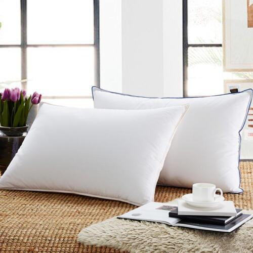 Brand high quality Filler30%White Duck Down Hard/Soft Pillow Hotel Supplies home bed pillow inner pillowcase for adults pillow
