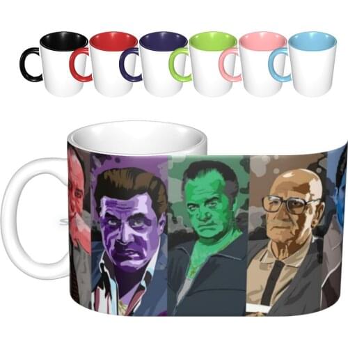 Wiseguys Ceramic Mugs Coffee Cups Milk Tea Mug Sopranos Mafia Gangsters Tv True Crime Creative Trending Vintage Gift Bottle Cup