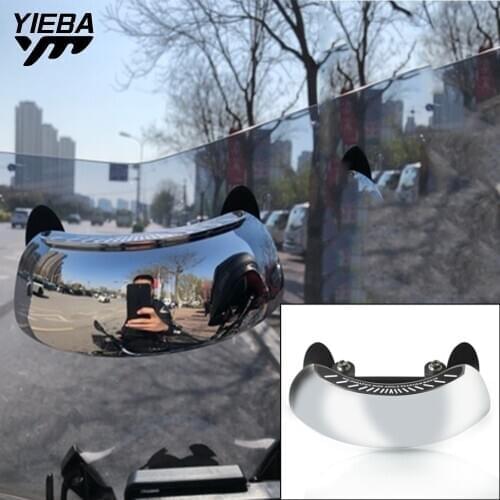 Motorcycle Windscreen Rear View 180 Degree Wide Angle Central Rearview Mirror For BMW G650GS Sport F850GS F750GS R1150GS R1100R
