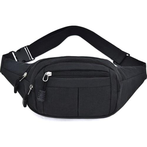 Men Waist Bag pack Purse Casual Large Phone Belt Bag Pouch oxfrod Travel Phone Bag Fanny Banana Bag Hip 4 Pockets