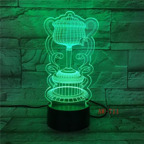 New Style Lights Desgin Colorful 3D Visual Touch Desk Table Light lamp Creative led night light Office Light AW-711