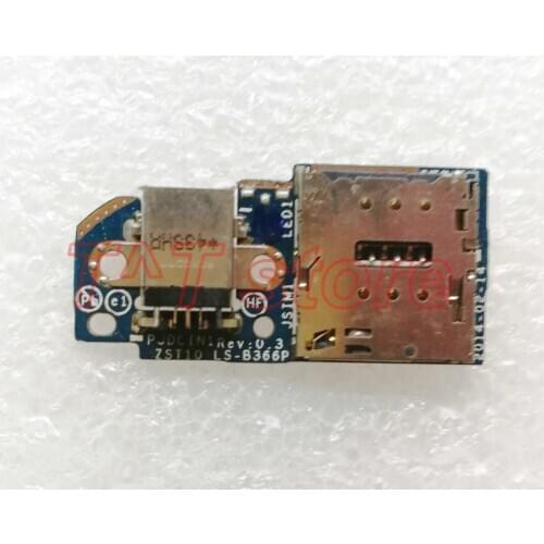 Original 765976-001 for HP Split X2 13-R 13-R010DX R100DX series POWER JACK DC-IN CONNECTOR BOARD LS-B366P good free shipping