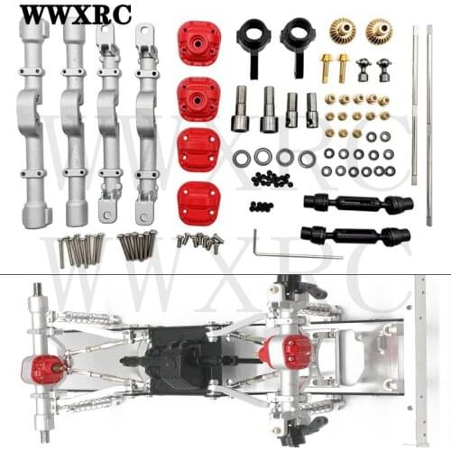 Axle Housing Replacement Part Set for MN Model RC Car D90 MN90 MN99 MN91 FJ45 MN99S