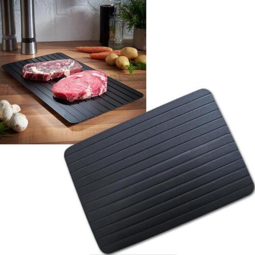 Fast Defrosting Tray Defrost Meat or Frozen Food Thaw Frozen Magic Metal Plate Defrosting Tray LX9293