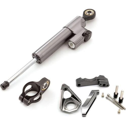 CNC Aluminum Motorcycle Whole set Steering Stabilizer Damper Mounting Bracket For Suzuki GSXR 600 750 1000 2001 - 2004 Whole set