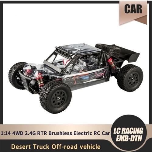 RC Car LC RACING 1:14 4WD 2.4G RTR Brushless EMB-DTH Desert Truck buggy Off-road vehicle Electric Remote Control Car toy car boy
