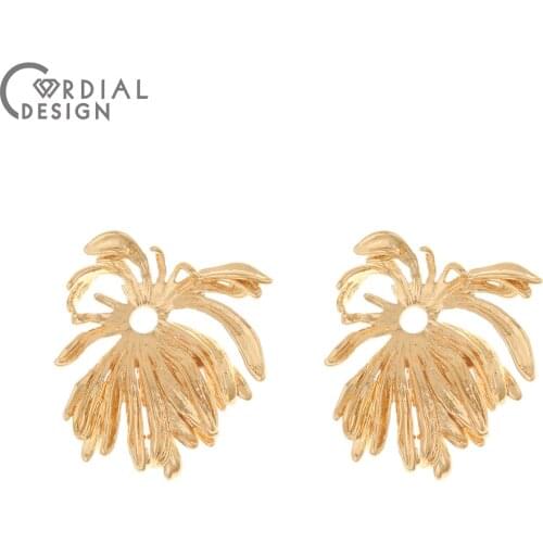 Cordial Design 50Pcs 23*24MM Earrings Accessories/Charms/Copper/DIY Connectors/Jewelry Findings & Components/Hand Made/Pendants
