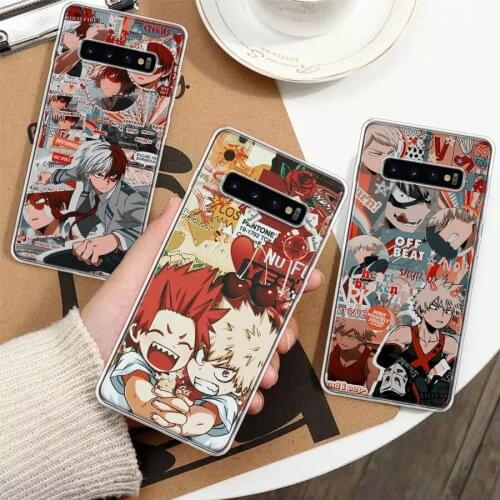 My Hero Academia Manga Silicon Phone Case For Samsung Galaxy A51 A71 A70 A50 A40 A30 A20E A10S A01 A21 A6 A7 A8 A9 Plus + Cover