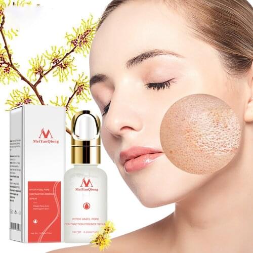 Hyaluronic Acid Pore Contraction Essence Serum Face Serum Anti-Aging Whitening Moisturizing Essence Face Cream Dry Skin Care