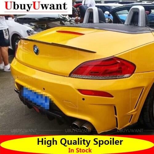 UBUYUWANT Carbon Fiber For BMW Z4 E89 8i 20i 23i 28i 30i 35i 2009 - 2016 Carbon Fiber Rear Trunk Spoiler Boot Duck Lip Wing Lid