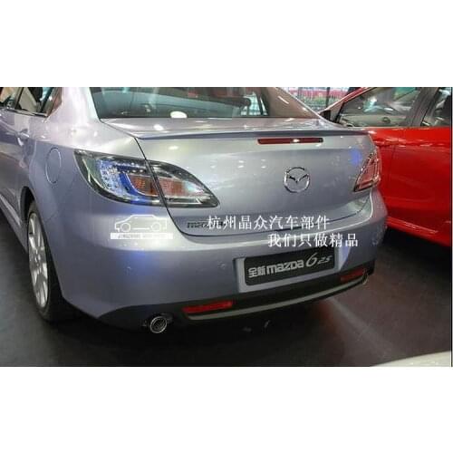 High Quality Primer Unpainted ABS Plastic LED Spoiler/Wing For Mazda M6 2009 2010