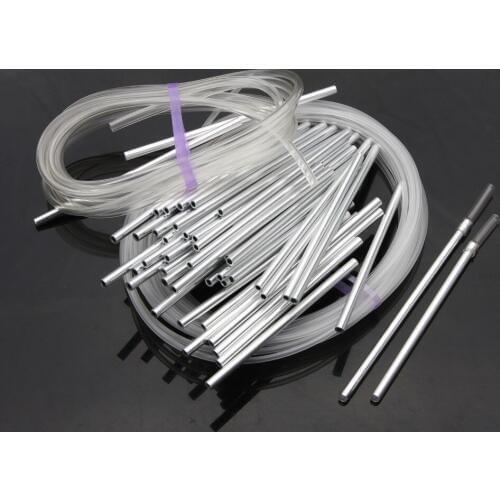 1/8 Inch Extra Long Aluminum Tubes Fly Tying Materials+Liner Tube+Junction Tubeing-50pcs per pack