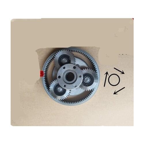 1 set of 36T gear diameter: 38mm thickness: 12mm electric vehicle motor steel gear + gear ring + clutch