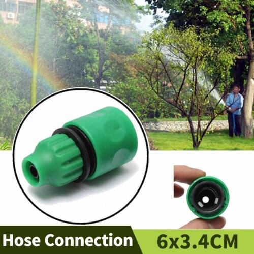 1PCS Hose Connection Garden Irrigation Accessories Water Quick Coupling Microjet Pipe Joint Homebrew Watering Tubing Fitting