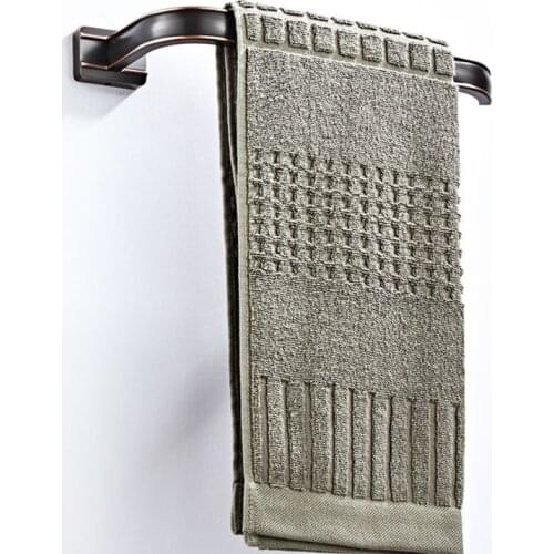 1pc Copper Towel Rack Wall Mounted Single Rod Towel Bar Towel Holder Hanger Household Supplies for Bathroom Home Hotel