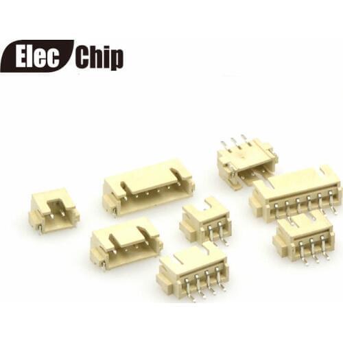 10PCS/Lot Horizontal SMD Socket XH2.54 2.54mm Spacing Patch Plug Connectors 2P 3P 4P 5P 6P 7P 8P 9P 2.54 mm Pitch SMD Connector