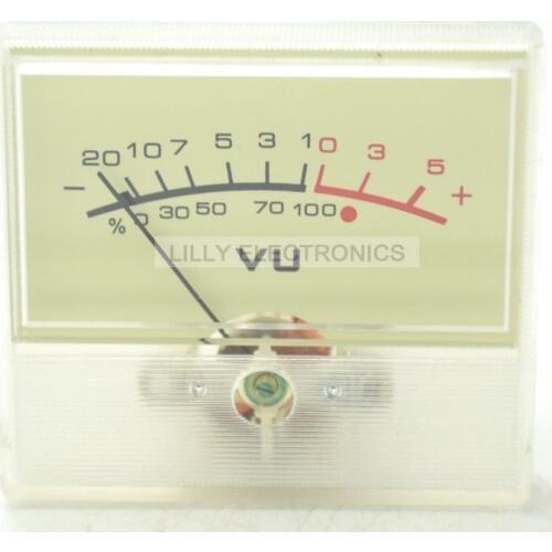 100pcs/Lot SD-310S Panel VU Meter 500uA 650 48x43mm no lamp