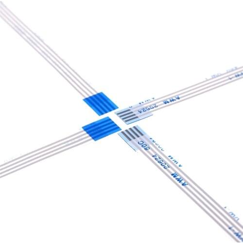 5 PCS FPC Flat Flexible Cable FFC Jumper Pitch 1.25 mm Spacing 4 Pin Same Contact Side isotropy Type A 200mm Tin Plated