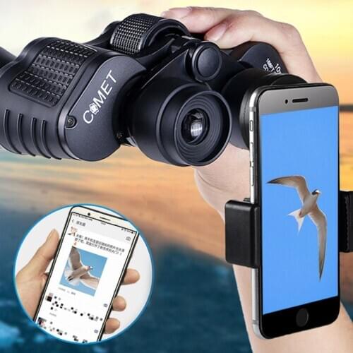 Telescopes Comet 10x50 Binoculars Compact Lightweight Wild Field of View Bak-4 Prism Low Light Vision for Wildlife Watching New