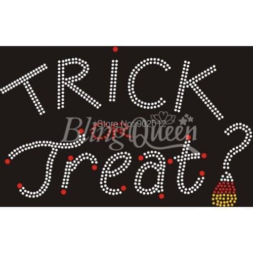BlingQueen Wholesale 25PCS/LOT Hot Fix Rhinestone Motifs Halloween Design Free Shipping