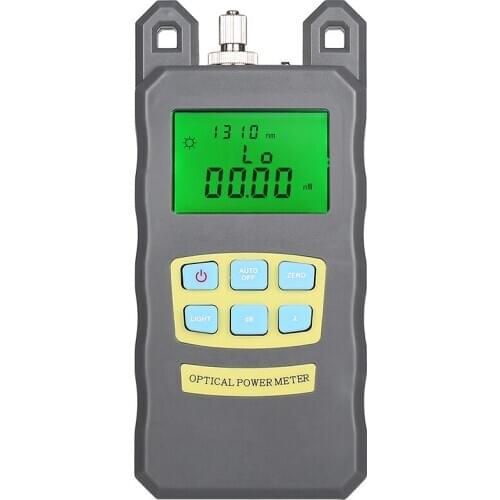 Comptyco AUA-70A Fiber optical power meter fiber tester light decay loss test send FC / SC adapter gray