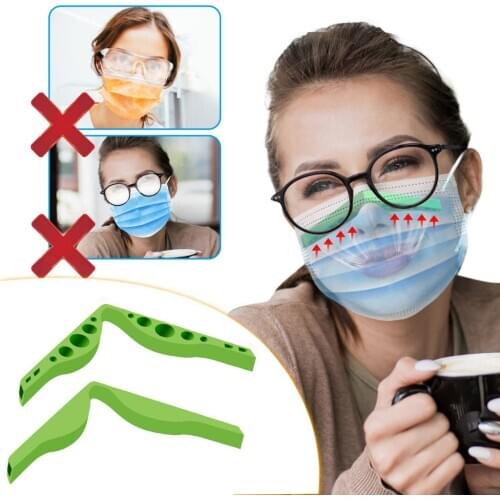 Anti-fog Mask Holder For People Who Wear Glasses Outdoor Anti-fog Nose Strips Bridge Wire Clips Ties For Diy Craft Mask Making