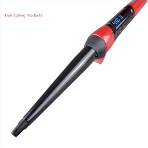 Electric LCD Wave Curling Iron Hair Curler Wand Professional Roller Styling Ceramic Barrel Fringe Curl Spiral Hairstyler Waver