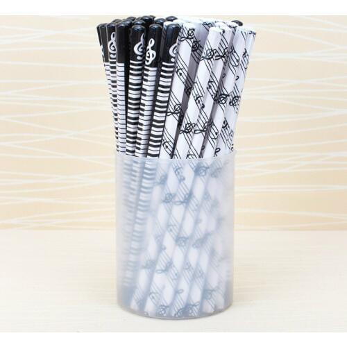 4 Colour Piano Pencil Musical Stationery Note Pencil Creative Student Pencil HB