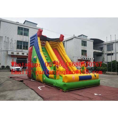 China Guangzhou) inflatable slides,Castle slides Inflatable water slide Clown inflatable slide BYS-12