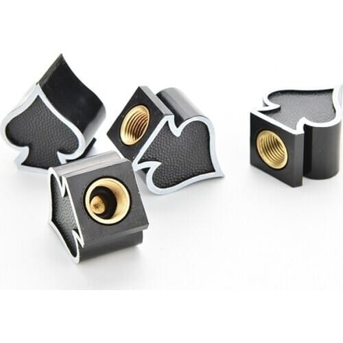 4Pcs/lot Bicycle Tire Valve Caps Dice Ball Star Crown Stem Caps for Car Truck Bike ATV Wheel Rims Bike Accessories