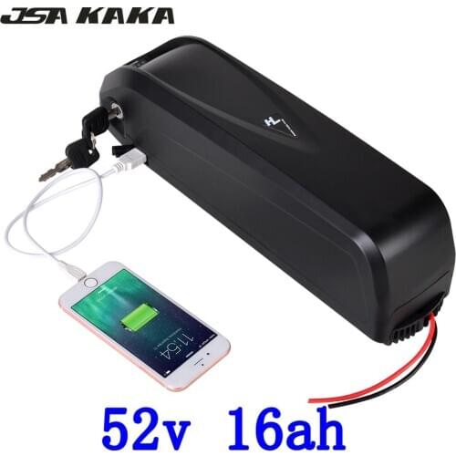 52V 51.8V Electric Bike Battery 52V 10Ah 13Ah 16AH 17AH Lithium Battery use LG cell 52V 500W 750W 1000W Ebike Battery free duty
