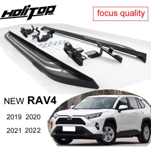 New arrival side step nerf bar running board for Toyota RAV4 2019 2020,from ISO9001 big factory,can load 300kg,recommended